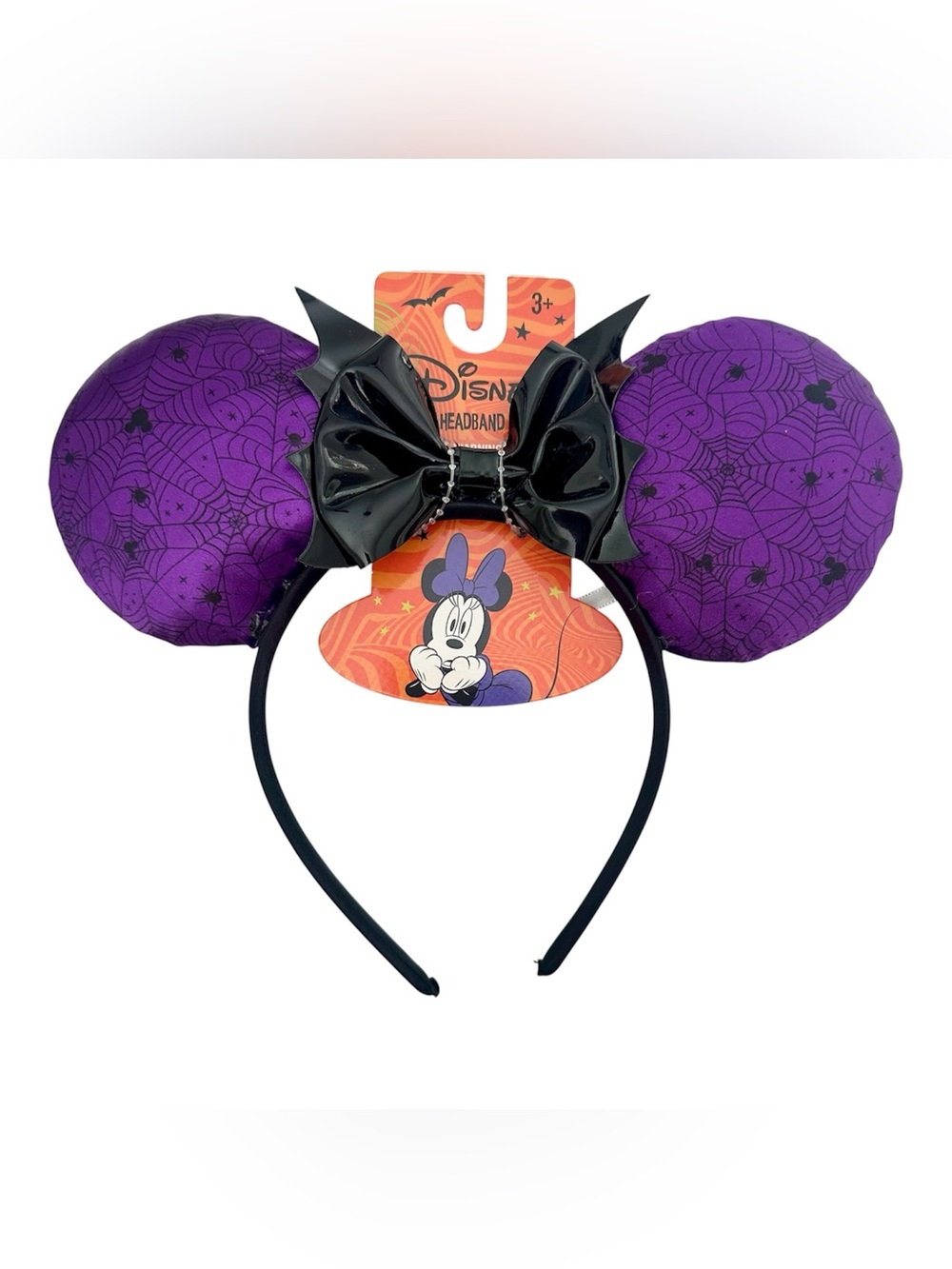 Disney Minnie Mouse Halloween Ears Headband NWT